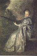 La Finette(The Delicate Musician) (mk05) Jean-Antoine Watteau